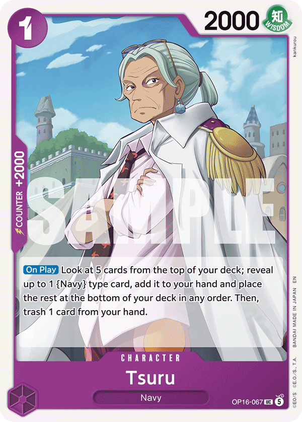 Tsuru OP16-067 One Piece card