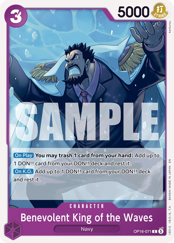 Benevolent King of the Waves OP16-071 One Piece card