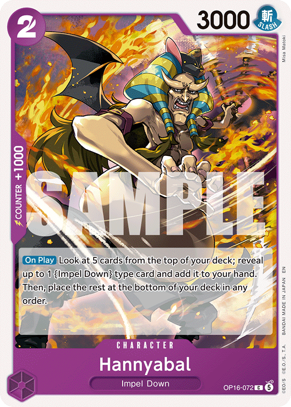 Hannyabal OP16-072 One Piece card