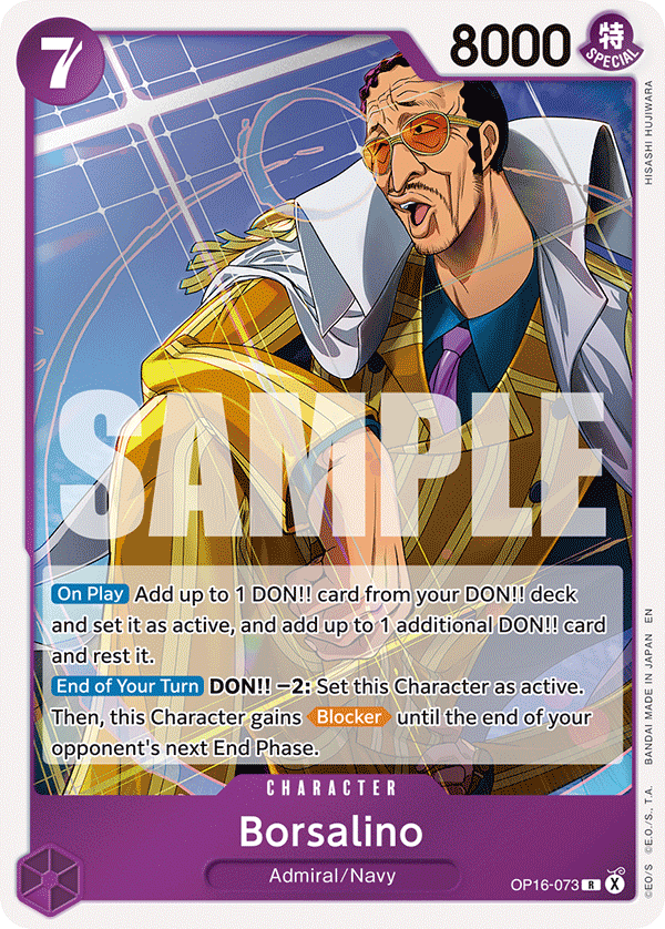 Borsalino OP16-073 One Piece card