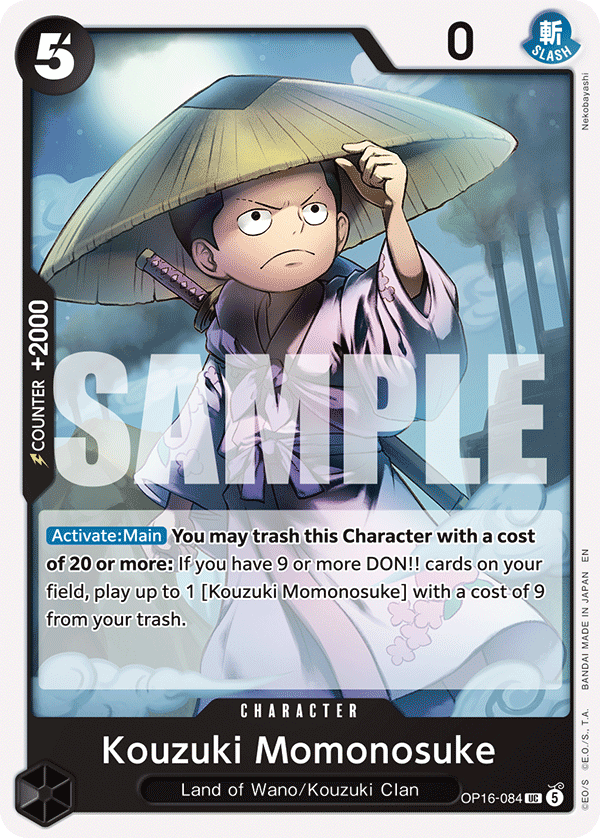 Kouzuki Momonosuke (084) OP16-084 One Piece card