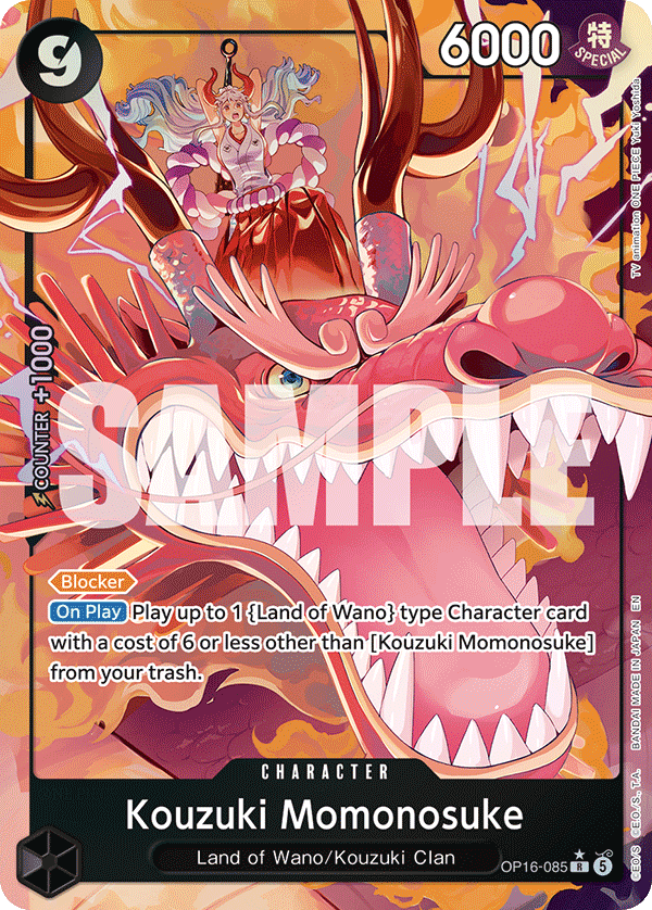 Kouzuki Momonosuke (085) (Alternate Art) OP16-085 One Piece card