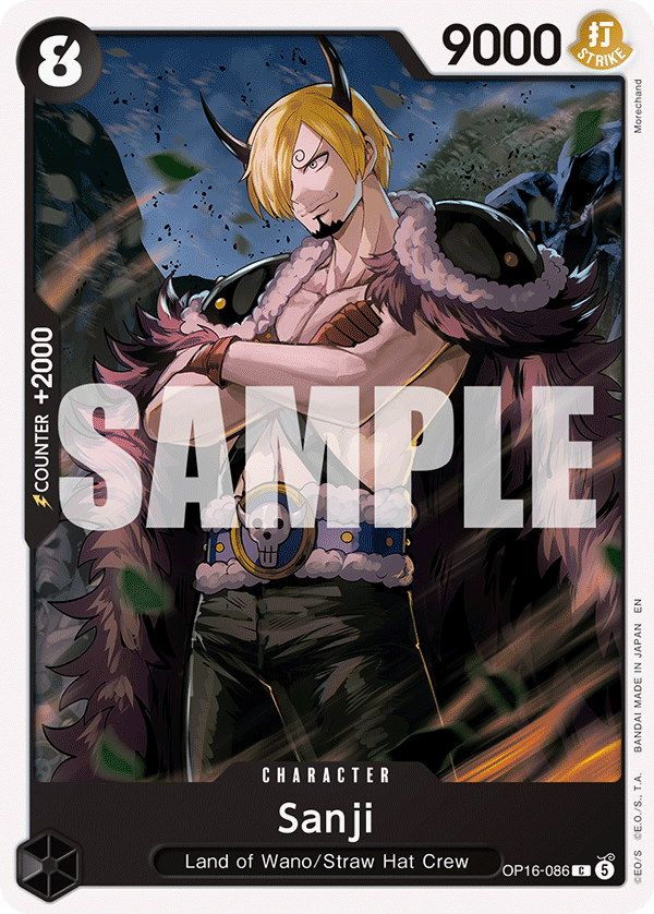 Sanji OP16-086 One Piece card