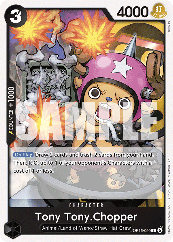 Tony Tony.Chopper OP16-090 One Piece card
