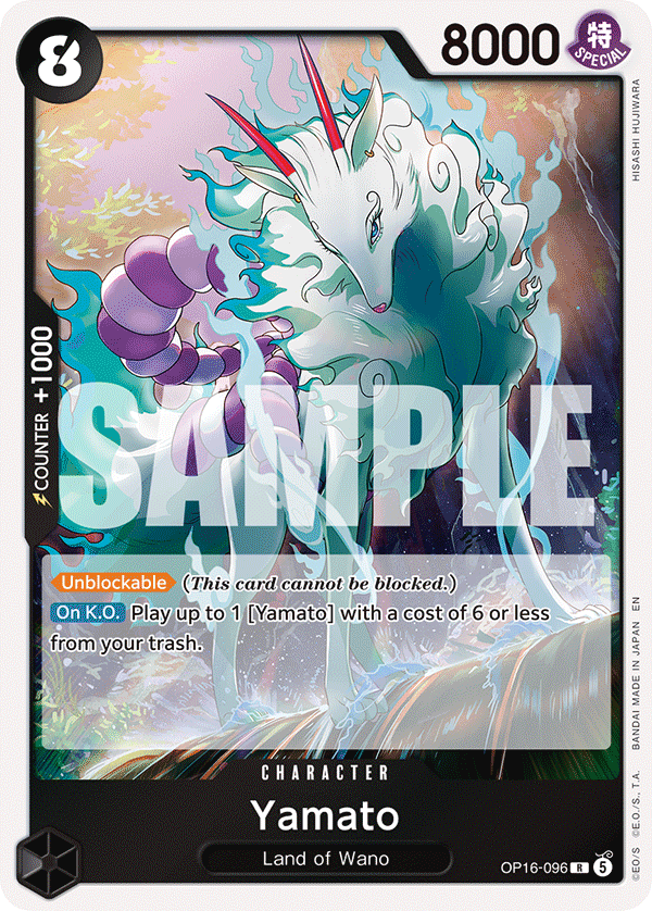 Yamato (096) OP16-096 One Piece card