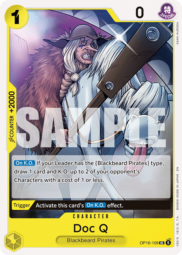 Doc Q OP16-109 One Piece card