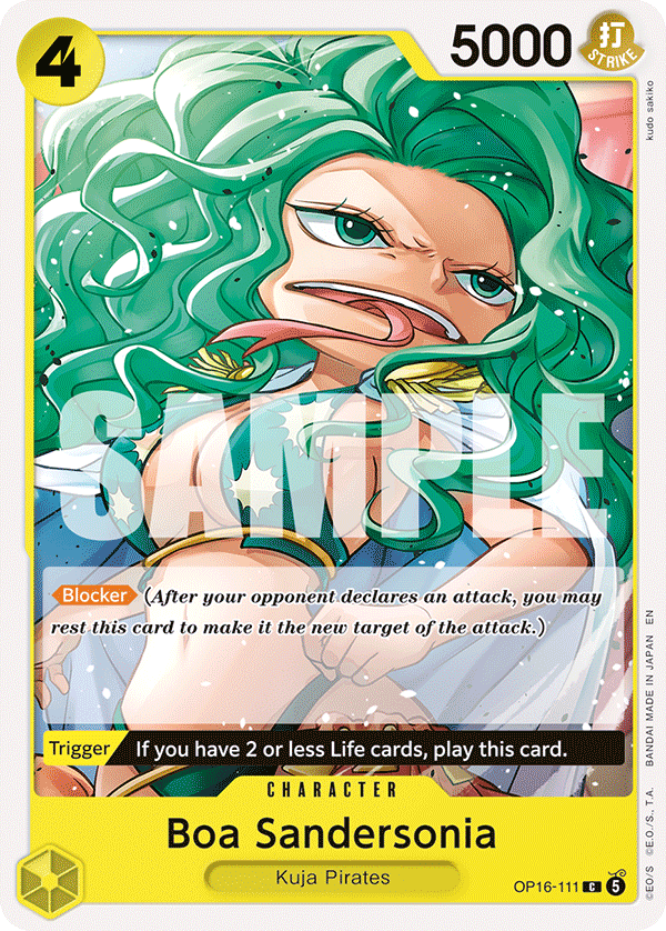 Boa Sandersonia OP16-111 One Piece card