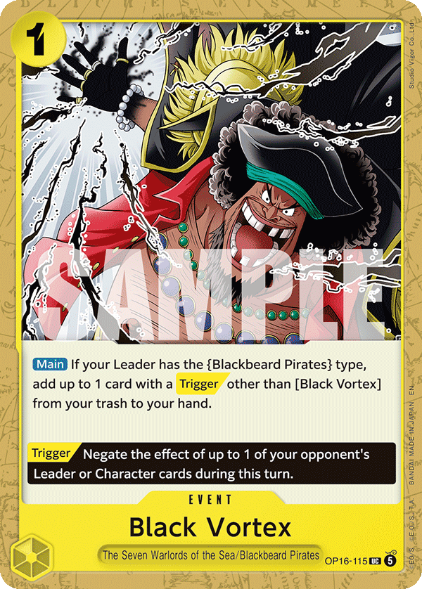Black Vortex OP16-115 One Piece card