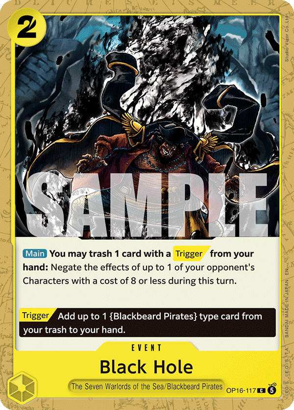 Black Hole OP16-117 One Piece card