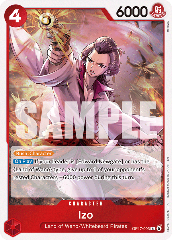 Izo OP17-003 One Piece card