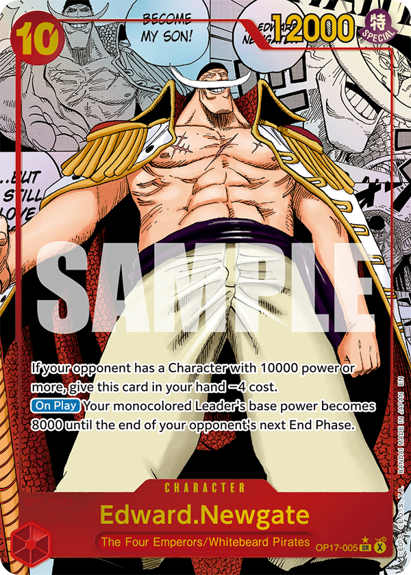 Edward.Newgate (005) (Manga) OP17-005 One Piece card