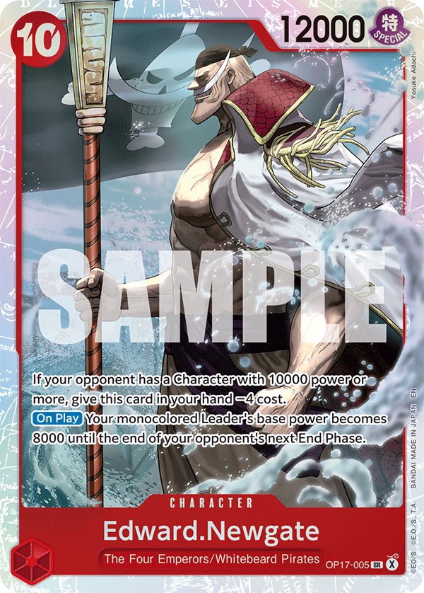 Edward.Newgate (005) OP17-005 One Piece card