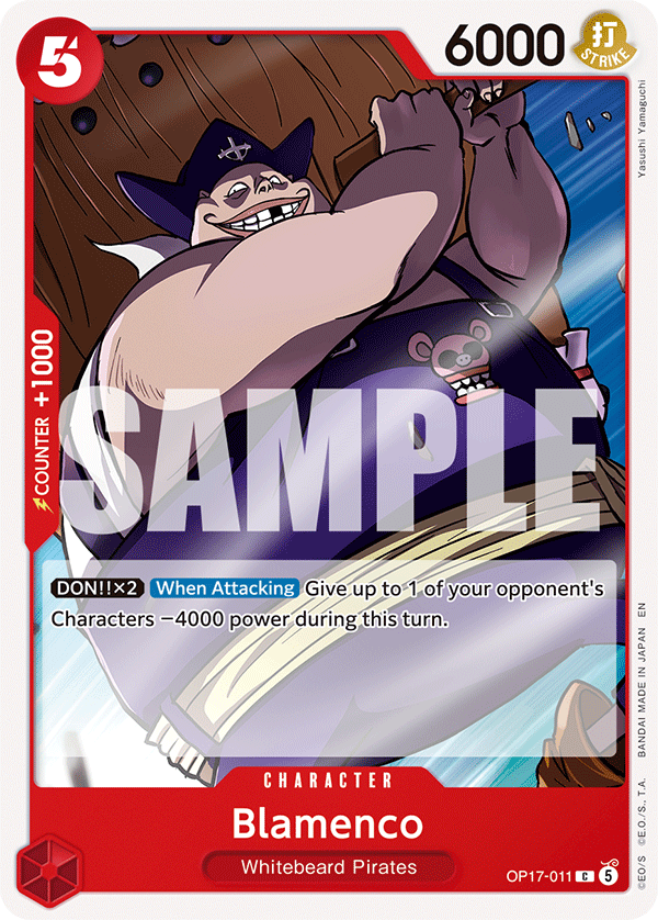 Blamenco OP17-011 One Piece card