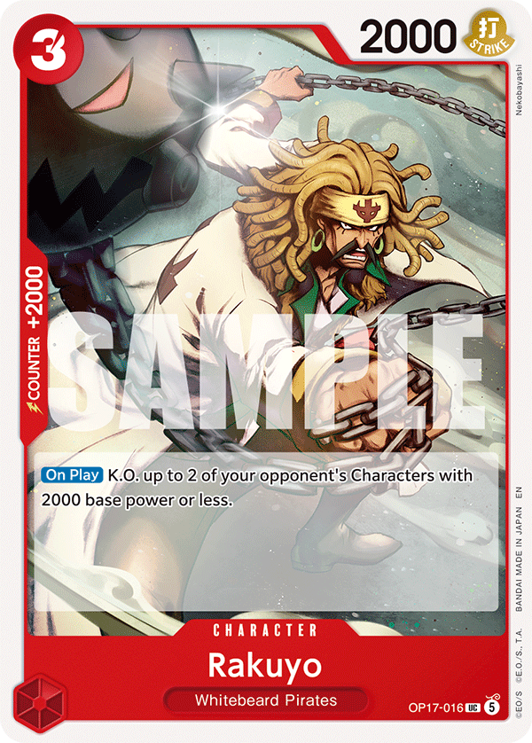 Rakuyo OP17-016 One Piece card