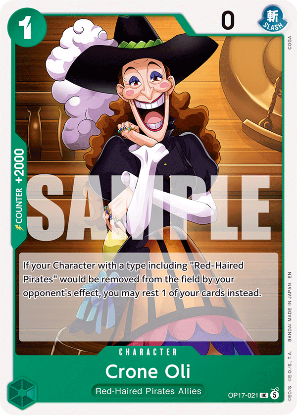 Crone Oil OP17-021 One Piece card