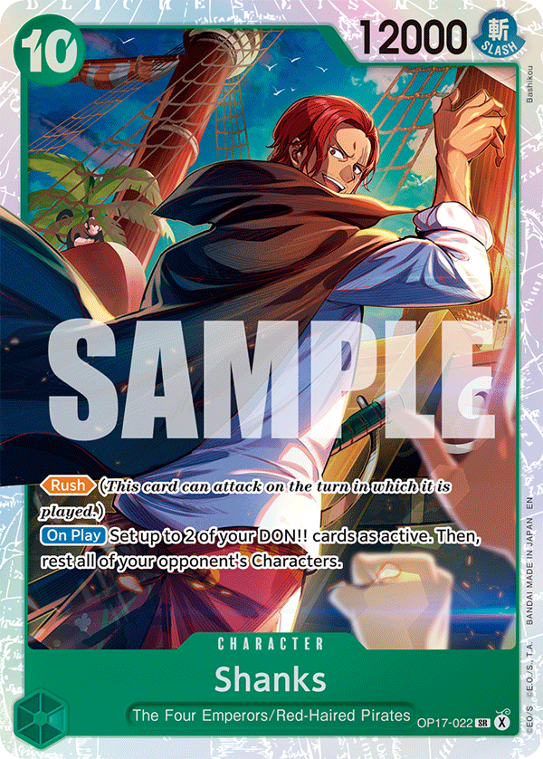 Shanks (022) OP17-022 One Piece card