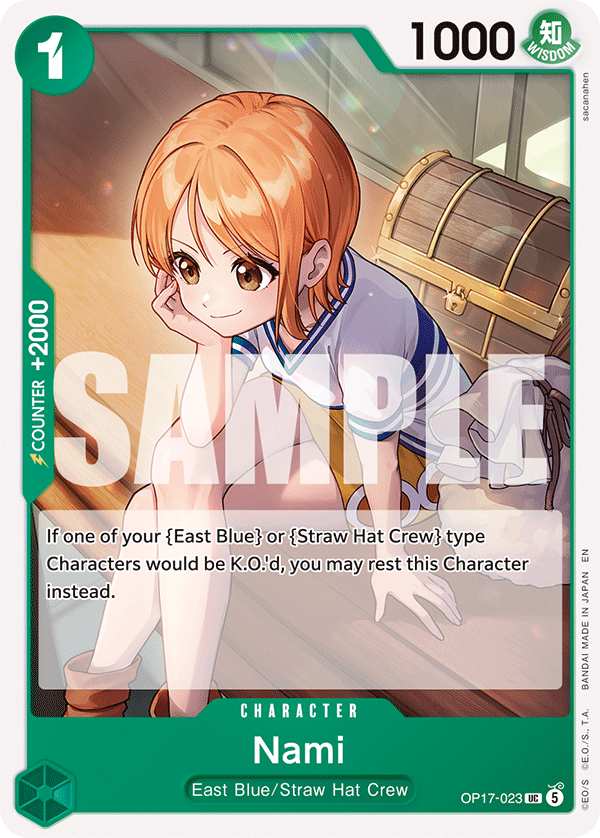 Nami (023) OP17-023 One Piece card