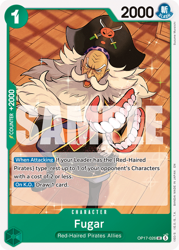 Fugar OP17-026 One Piece card