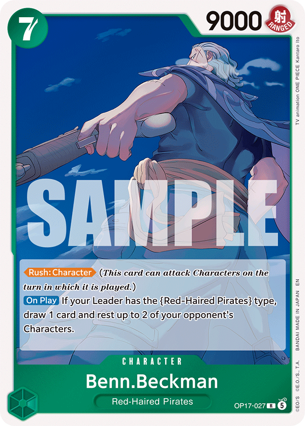 Benn.Beckman OP17-027 One Piece card