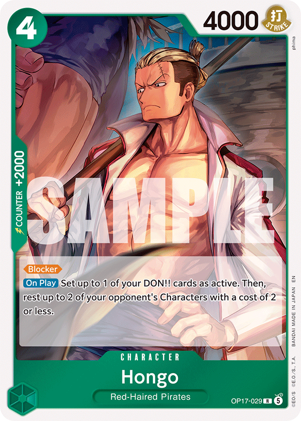 Hongo OP17-029 One Piece card