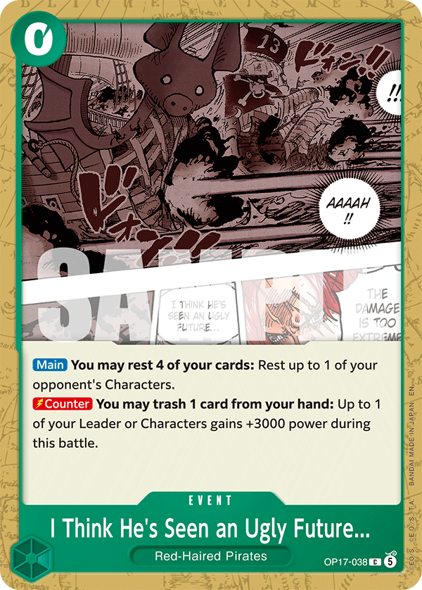 I Think He's Seen an Ugly Future... OP17-038 One Piece card