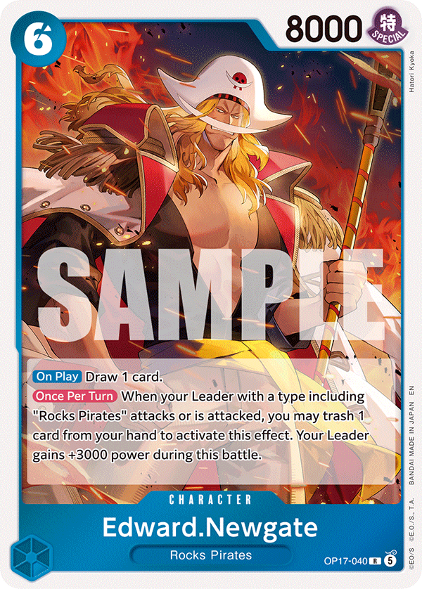 Edward.Newgate (040) OP17-040 One Piece card