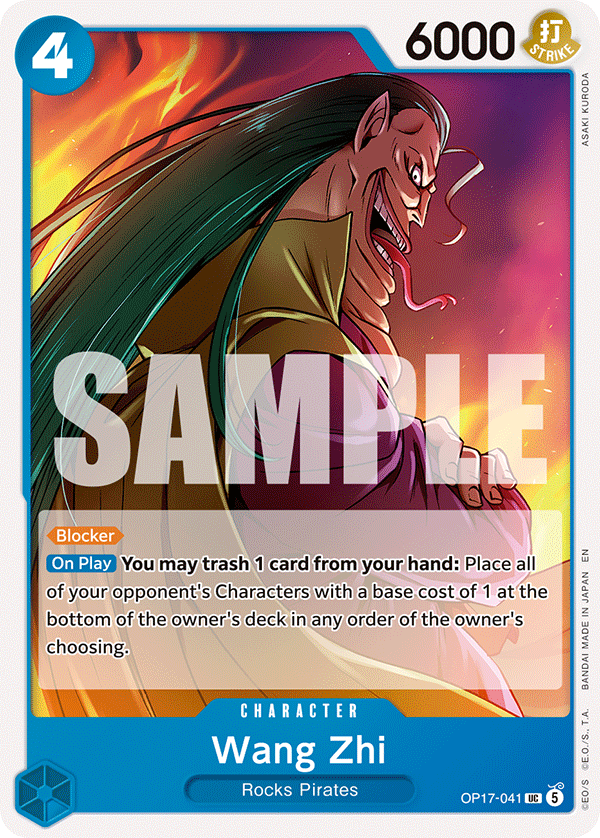 Wang Zhi OP17-041 One Piece card