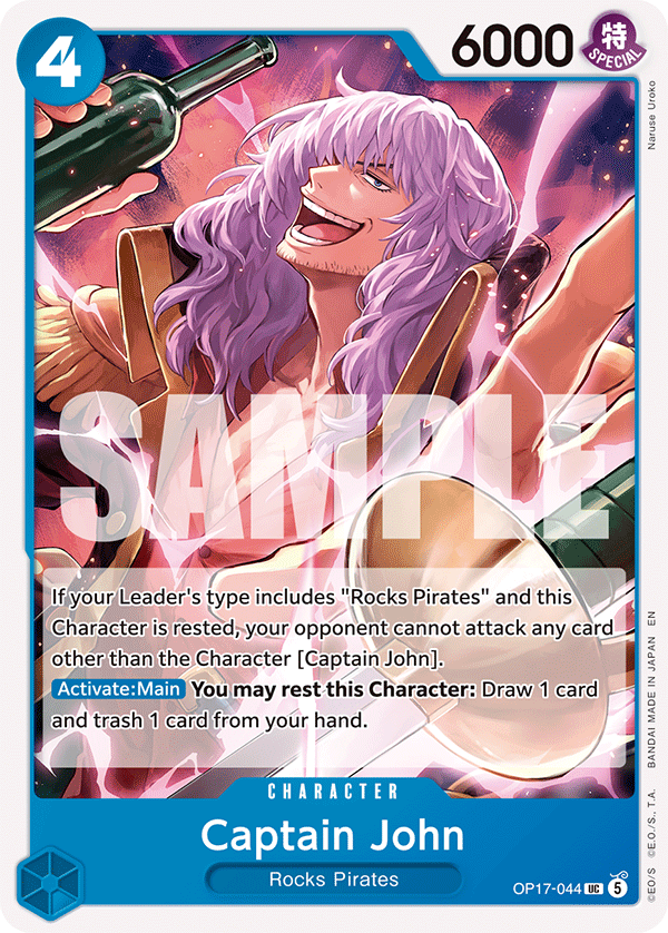 Captain John OP17-044 One Piece card
