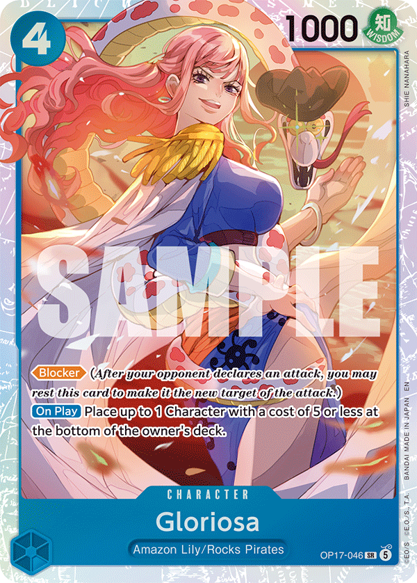 Gloriosa OP17-046 One Piece card