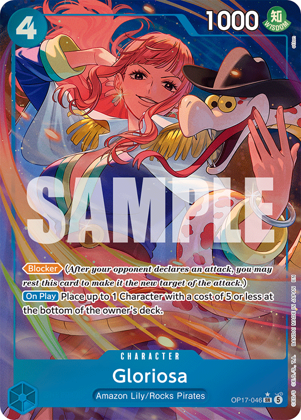 Gloriosa (Alternate Art) OP17-046 One Piece card