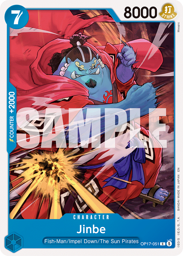 Jinbe (051) OP17-051 One Piece card