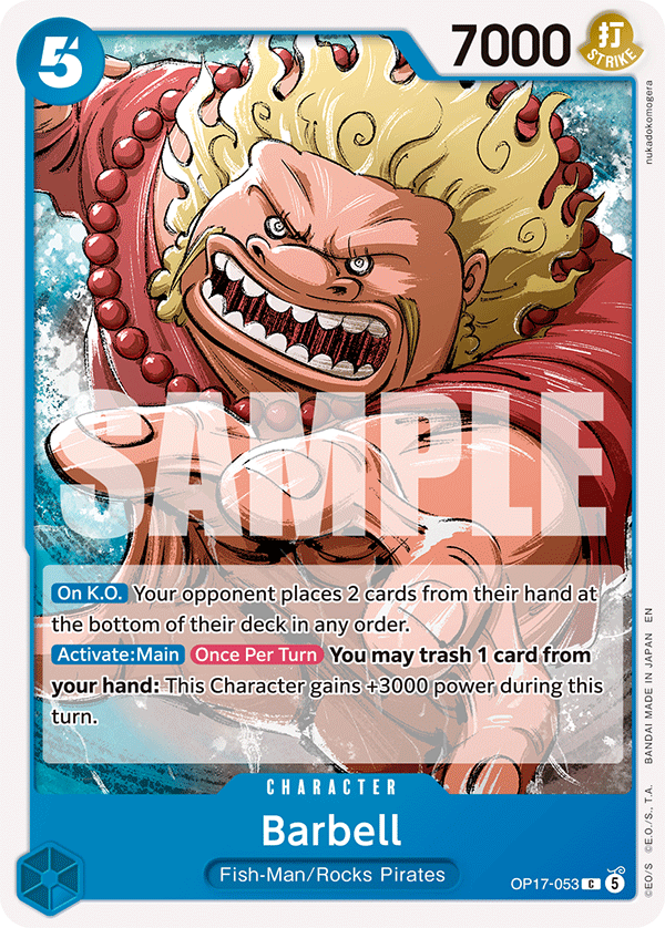 Barbell OP17-053 One Piece card