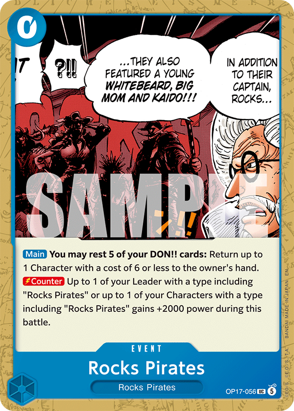 Rocks Pirates OP17-056 One Piece card