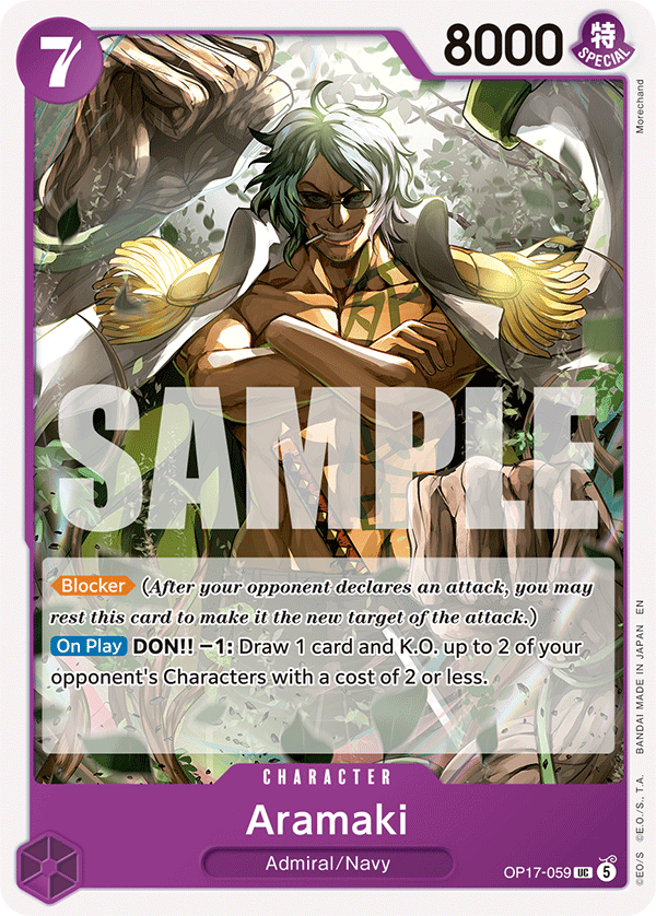 Aramaki OP17-059 One Piece card
