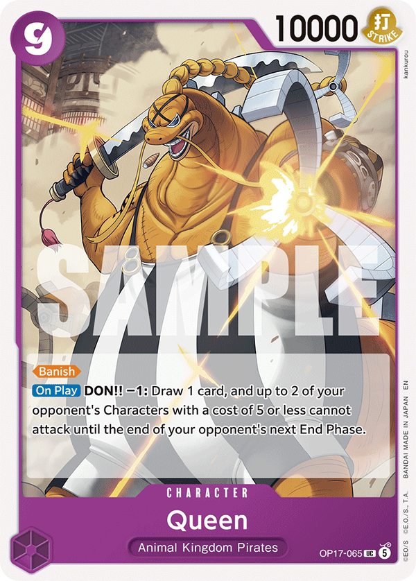 Queen OP17-065 One Piece card