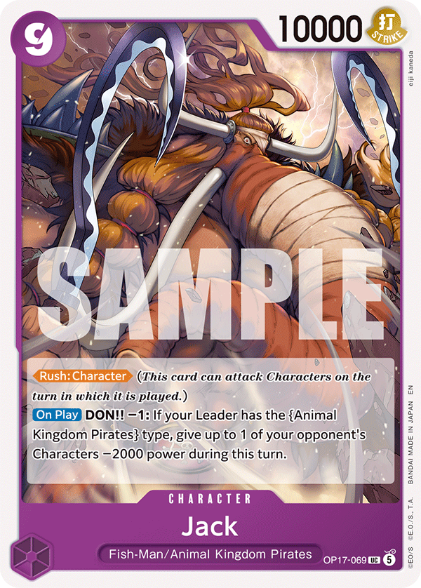 Jack OP17-069 One Piece card