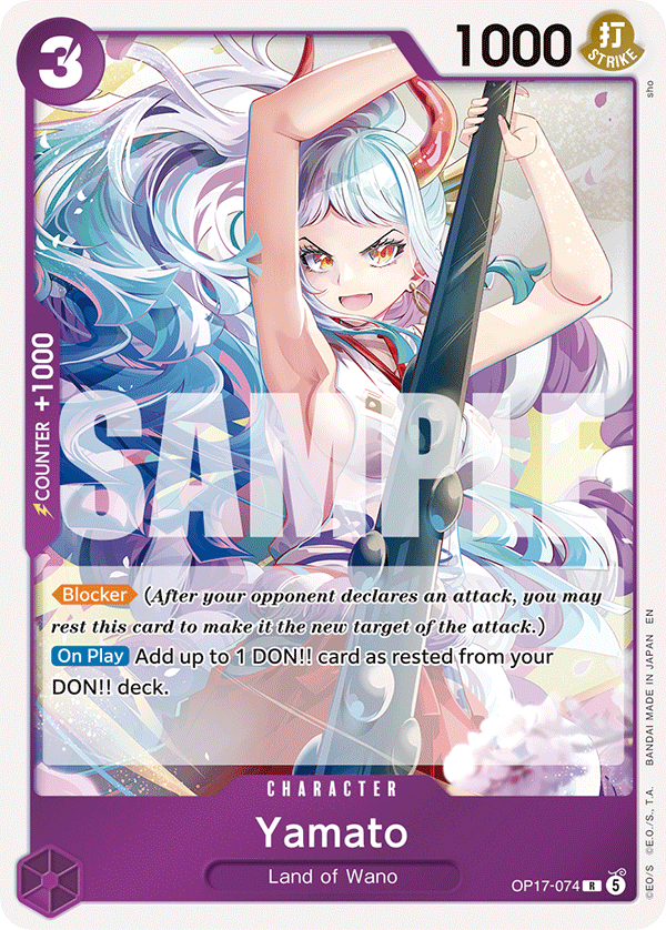 Yamato OP17-074 One Piece card