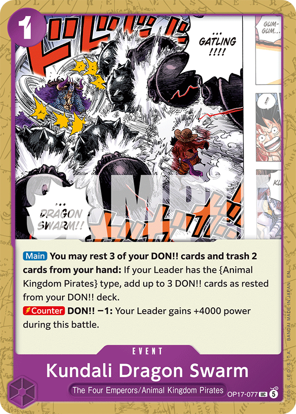 Kundali Dragon Swarm OP17-077 One Piece card