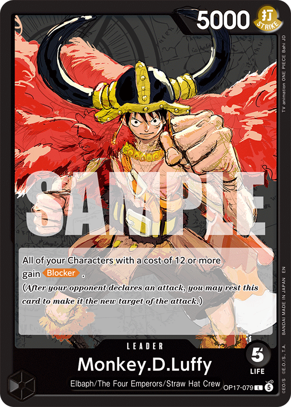 Monkey.D.Luffy (079) OP17-079 One Piece card