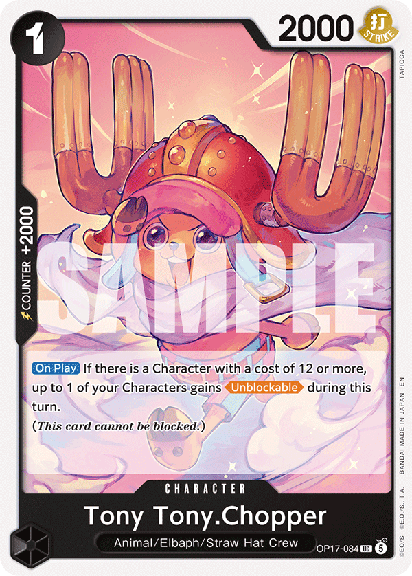 Tony Tony.Chopper OP17-084 One Piece card