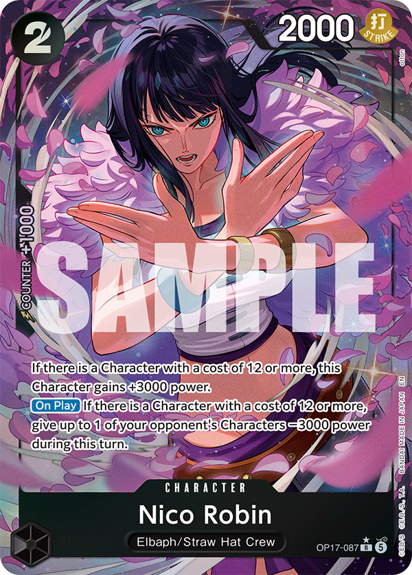 Nico Robin (Alternate Art) OP17-087 One Piece card