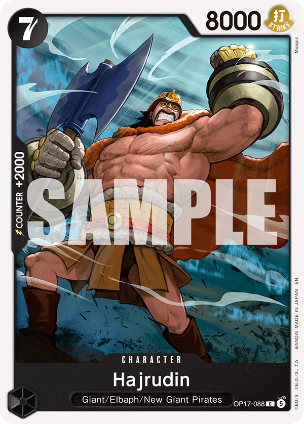 Hajrudin OP17-088 One Piece card