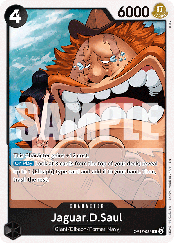 Jaguar.D.Saul OP17-089 One Piece card