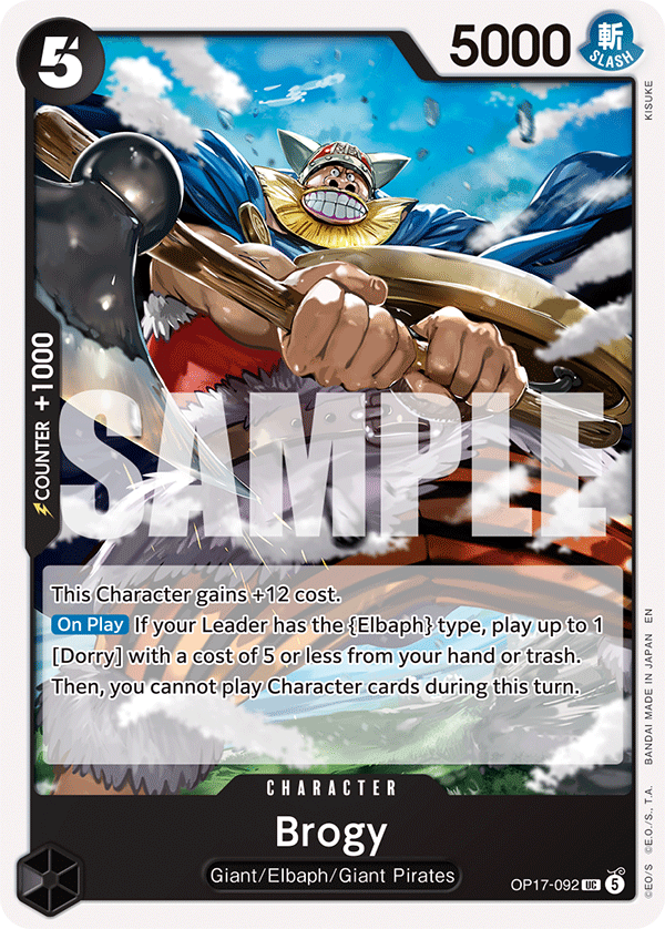 Brogy OP17-092 One Piece card