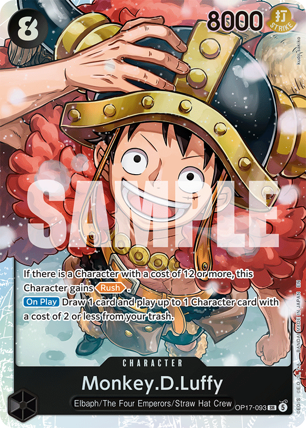 Monkey.D.Luffy (093) OP17-093 One Piece card