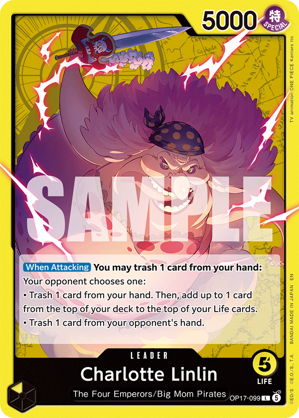 Charlotte Linlin (099) OP17-099 One Piece card
