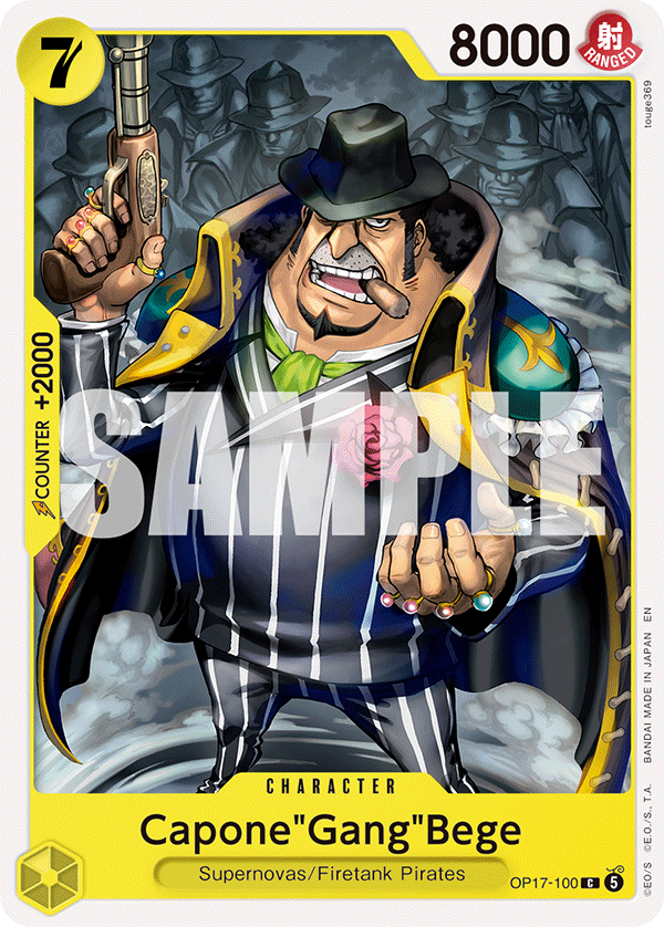 Capone"Gang"Bege OP17-100 One Piece card