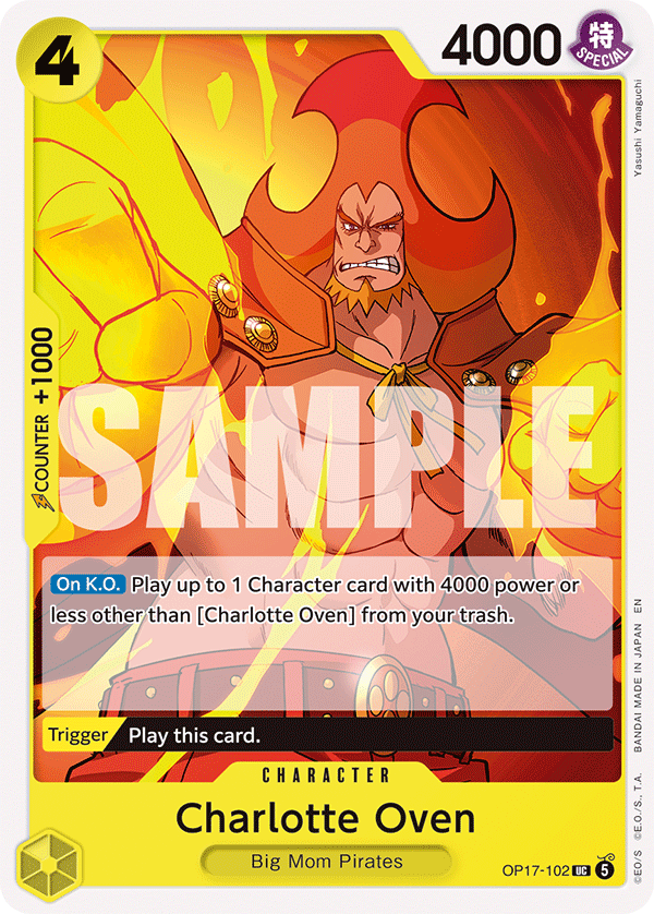 Charlotte Oven OP17-102 One Piece card