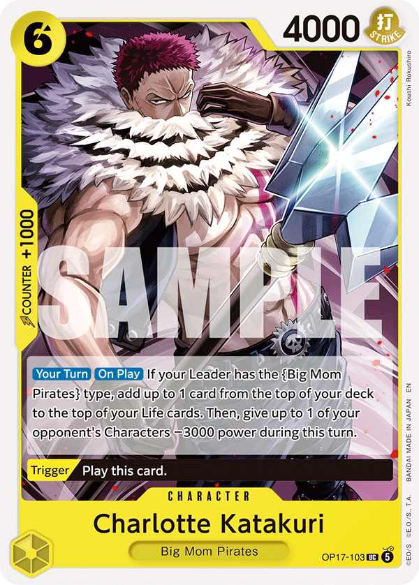 Charlotte Katakuri OP17-103 One Piece card