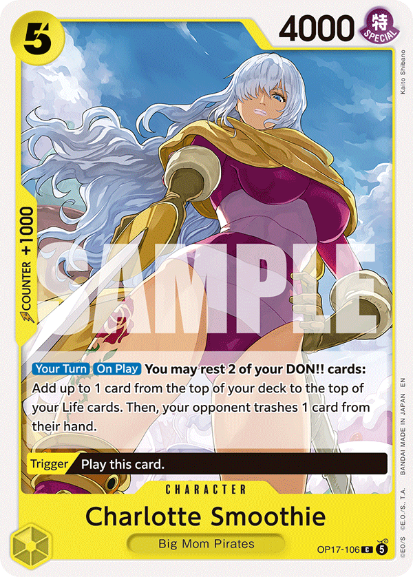 Charlotte Smoothie OP17-106 One Piece card
